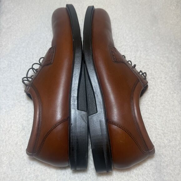 Florsheim Men's Shoes Midtown Oxford Brown Leather Plain Toe US 13 - Picture 5 of 10